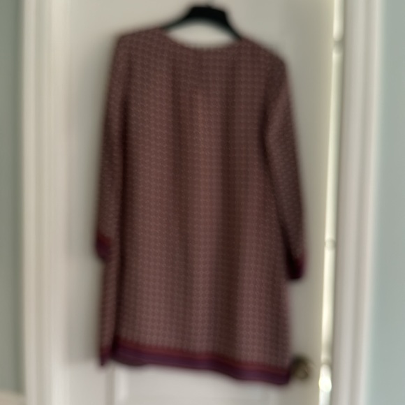 J crew Jules dress silk scarf foulard pattern, sz 14 - Picture 6 of 10